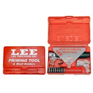 Lee Priming Tool Kit, priming tool and 8 shellholders